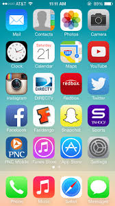 iphone 5s home screen