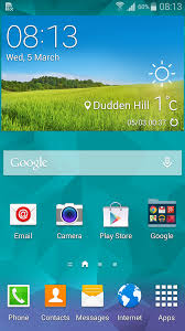 samsung galaxy s5 home screen