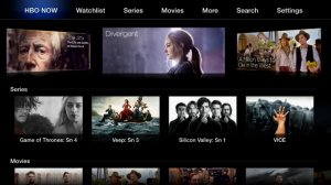 Hbo now interface